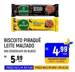 Supermercado Guará Biscoito piraquê leite maltado oferta