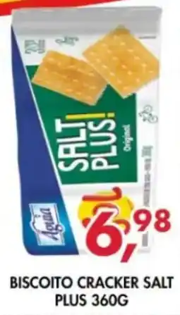 Barbosão Extra Supermercados Biscoito cracker salt plus oferta