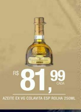 DB Supermercados Azeite ex vg colavita esp rolha 250ml oferta