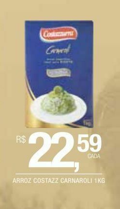 DB Supermercados Arroz costazz carnaroli 1kg oferta