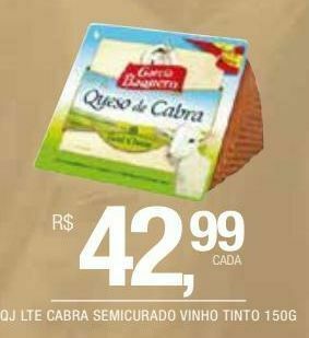 DB Supermercados Qj lte cabra semicurado vinho tinto 150g oferta