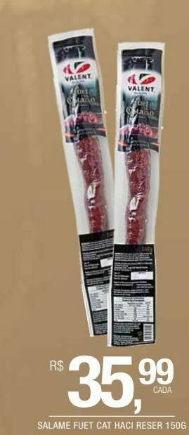 DB Supermercados Salame fuet cat haci reser 150g oferta