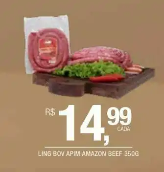 DB Supermercados Ling bov apim amazon beef 350g oferta