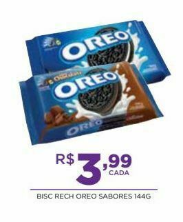 DB Supermercados Bisc rech oreo sabores 144g oferta