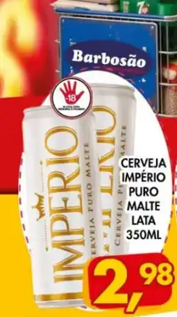 Barbosão Extra Supermercados Cerveja império puro malte oferta