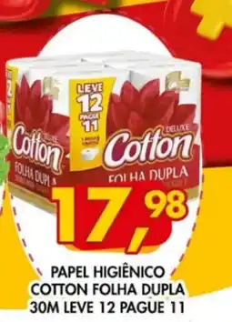 Barbosão Extra Supermercados Papel higiênico cotton folha dupla oferta