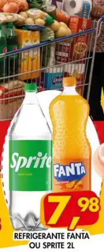 Barbosão Extra Supermercados Refrigerante fanta ou sprite 2l oferta