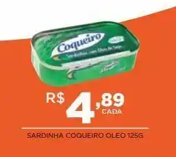 Sardinha coqueiro oleo 125g