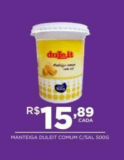 DB Supermercados Manteiga duleit comum c/sal 500g oferta