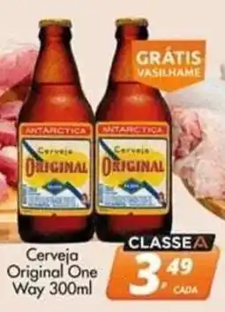 Delta Supermercados Cerveja original one way oferta