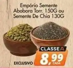 Delta Supermercados Empório Semente Abobora Torr. ou Semente De Chia oferta
