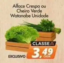 Delta Supermercados Alface Crespa ou Cheiro Verde Watanabe Unidade oferta