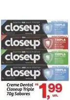 Fort Atacadista Close up - creme dental triple oferta