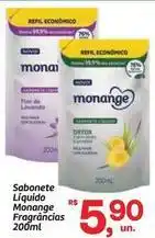 Fort Atacadista Monange - sabonete liquido oferta