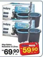 Fort Atacadista Nobre - mop rotatório 13 litros oferta