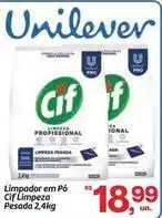 Fort Atacadista Cif limpeza profunda - limpador em pó oferta