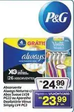 Fort Atacadista Always - absorvente noturno c/ abas suave lv26 oferta