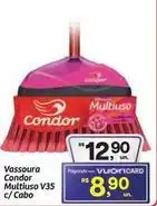 Fort Atacadista Condor - vassoura multiuso c/ cabo oferta