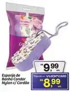 Fort Atacadista Condor - esponja de banho nylon c/ cordão oferta