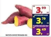 Roldão Batata doce rosada oferta
