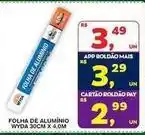 Roldão Wyda - folha de aluminio oferta