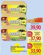 Atacadão Szura - queijo mussarela oferta