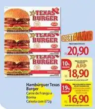 Atacadão Texas - hamburguer burger oferta