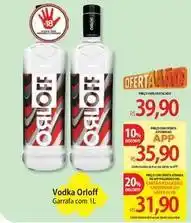 Atacadão Orloff - garrafa com oferta