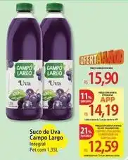Atacadão Campo largo - suco de uva oferta