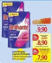 Atacadão Brilhante - lava roupas líquido oferta