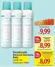 Atacadão Q baby - desodorante aerossol giovanna baby oferta