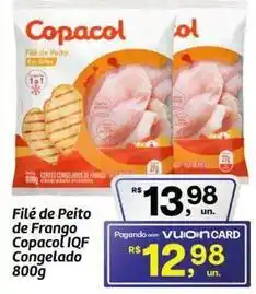 Fort Atacadista Copacol - filé de peito de frango congelado oferta