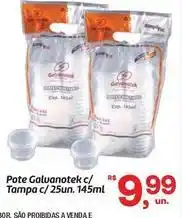 Fort Atacadista Pote c/ tampa c/ 25un. 145ml oferta