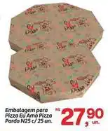 Fort Atacadista Ámo - embalagem para pizza eu amo oferta