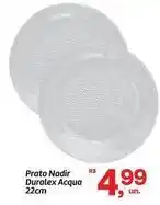 Fort Atacadista Nadir - prato duralex acqua 22cm oferta