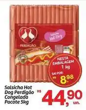 Fort Atacadista Perdigão - salsicha hot dog congelada oferta