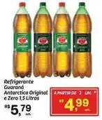 Fort Atacadista Guaraná - refrigerante antarctica original e zero 1,5 litros oferta
