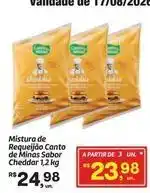 Fort Atacadista Minas - mistura de requeijão canto de sabor cheddar oferta