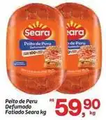 Fort Atacadista Seara - peito de peru defumado fatiado oferta