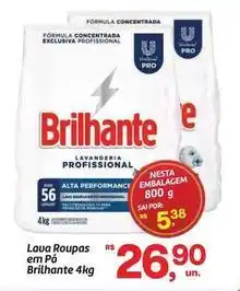 Fort Atacadista Brilhante - lava roupas em pó oferta