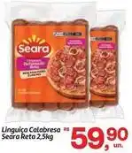 Fort Atacadista Seara - linguiça calabresa oferta