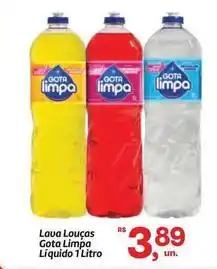 Fort Atacadista Gota - lava louças gota limpa liquido oferta