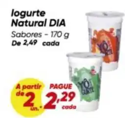 Dia Natural da vaca - logurte oferta