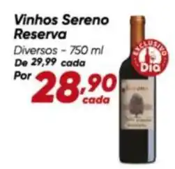 Dia Sereno - vinho reserva oferta