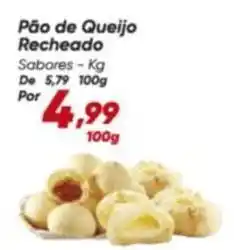 Dia Sabores - pão de queijo recheado oferta
