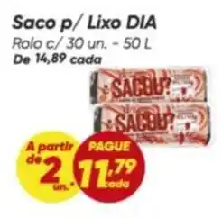 Dia Dia - saco p/lixo oferta