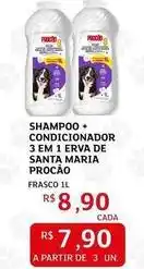Assaí Atacadista Maria - shampoo + condicionador 3 em 1 erva de santa procao oferta