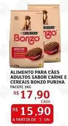 Assaí Atacadista Purina - alimento para cães adultos sabor carne e cereais bonzo oferta