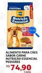 Assaí Atacadista Pedigree - alimento para caes sabor carne nutrição essential oferta