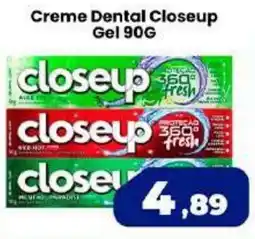 VN Autosserviço Creme Dental Closeup Gel oferta